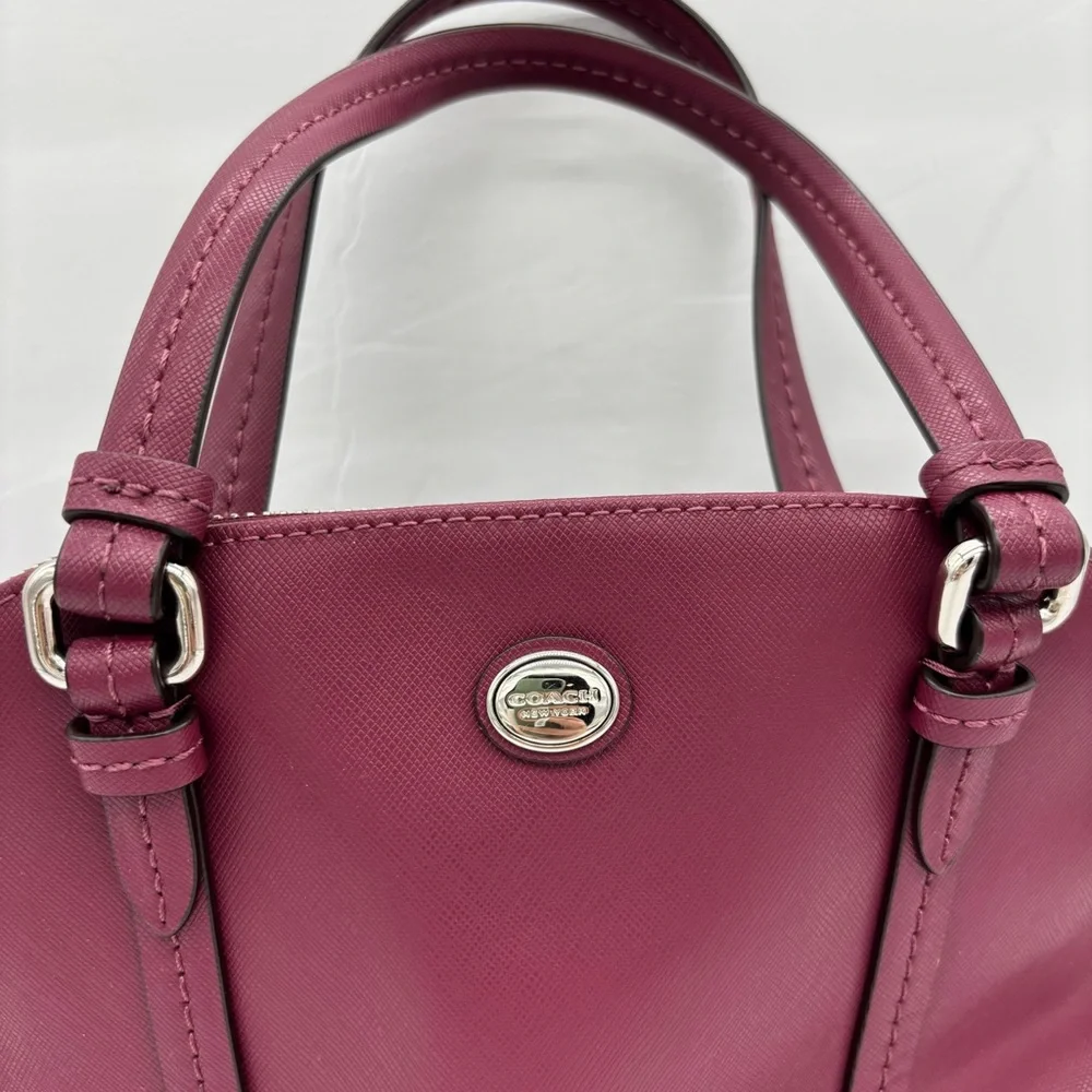 Coach Peyton Leather Satchel Purse
